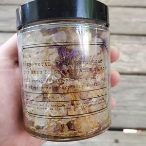 Urban Outfitters rose petal bath salt soak